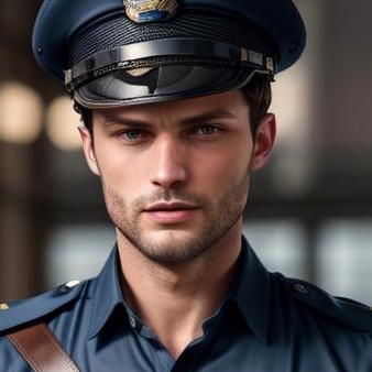 Officer Bobby Glenn — AI character avatar