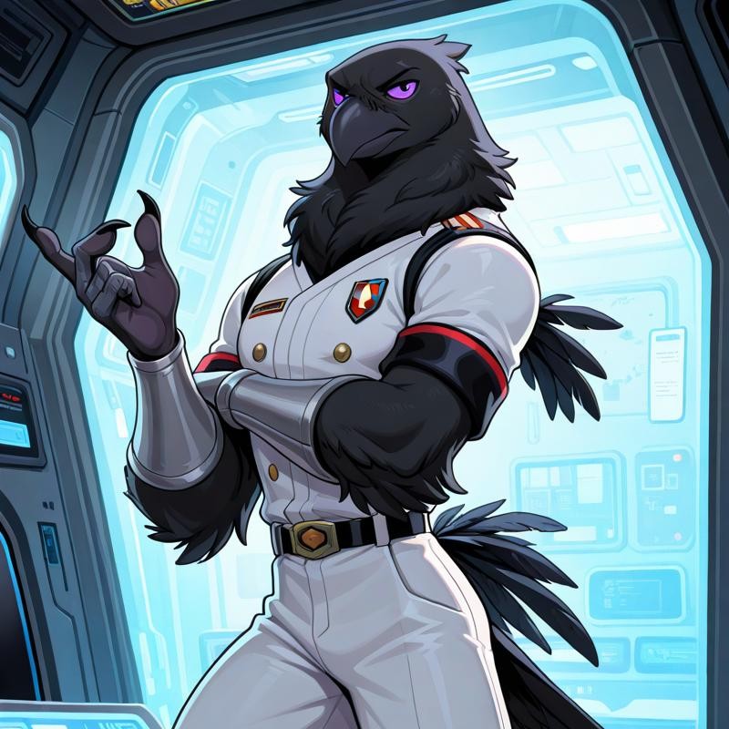Dr Nyxion Corvax — AI character avatar