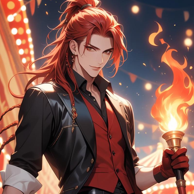 Darien • Fire Eater — AI character avatar