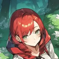 Red — AI character avatar