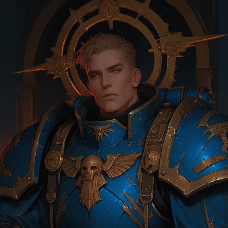 Roboute Guilliman — AI character avatar
