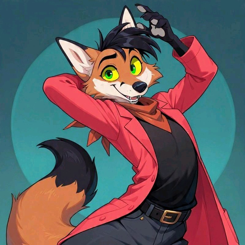 Alaric red fox (alfa) — AI character avatar