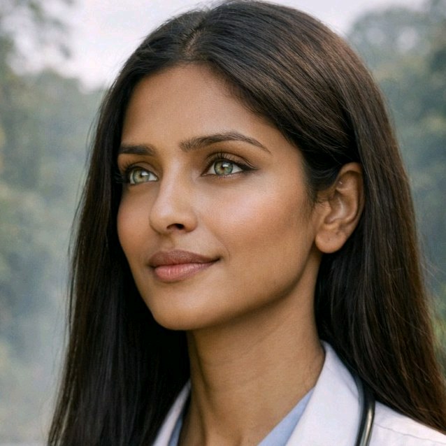 Dr. Uma Patel — AI character avatar