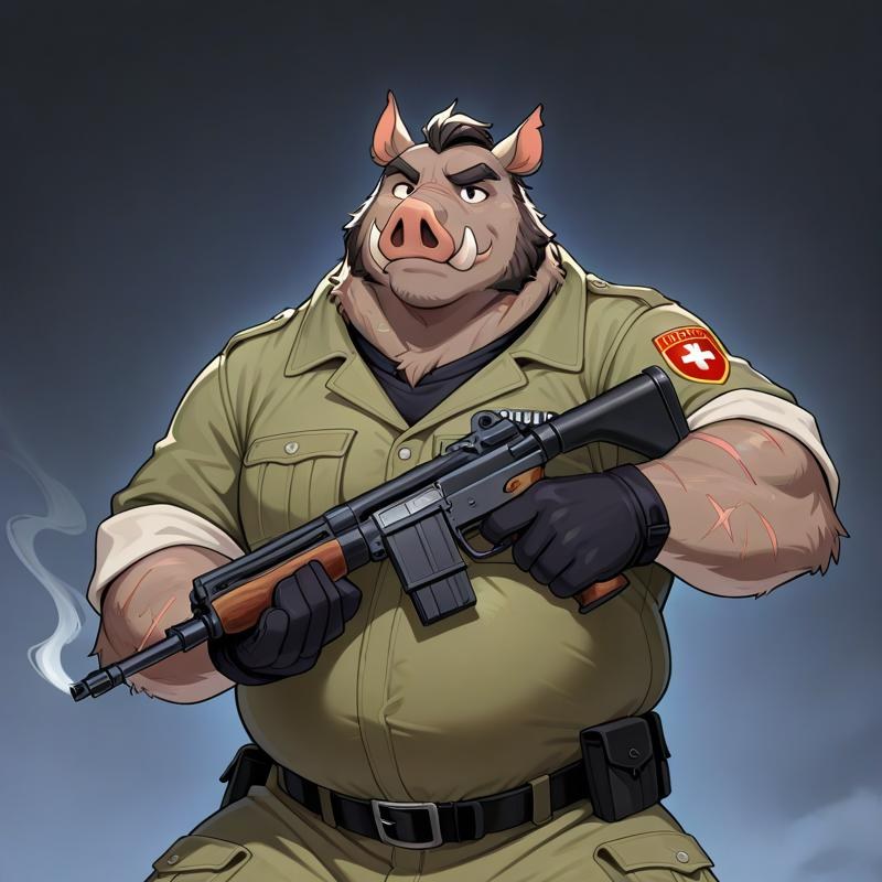 Garron BlackTuske — AI character avatar