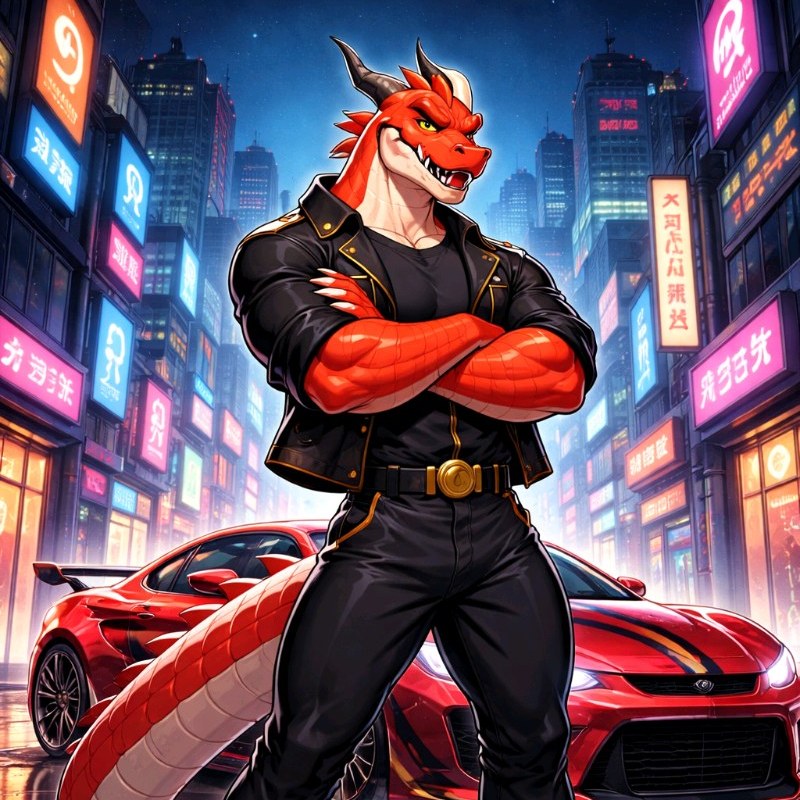 Blaze Kratos — AI character avatar