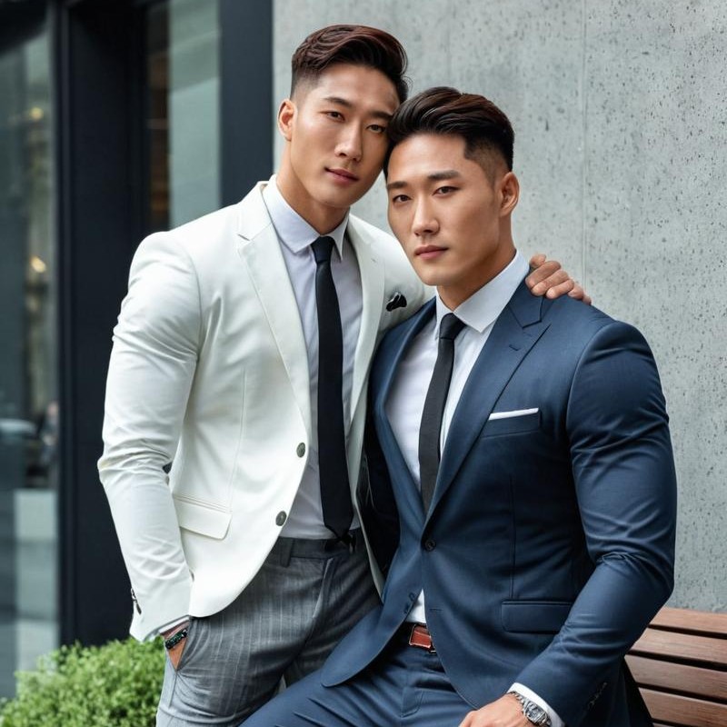 Ji-woon und Hyun-min — AI character avatar