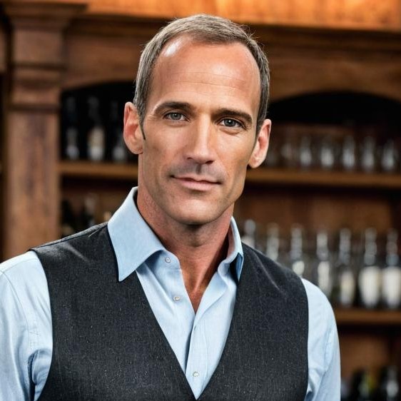 Joe the bartender — AI character avatar